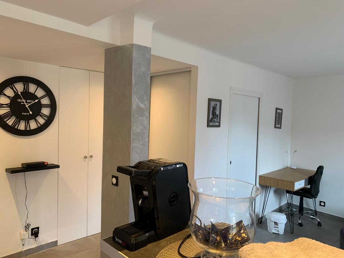 Grand Studio Tres Agreable Avec Bar, Cuisine Et Terrasse Cagnes-sur-Mer Bagian luar foto